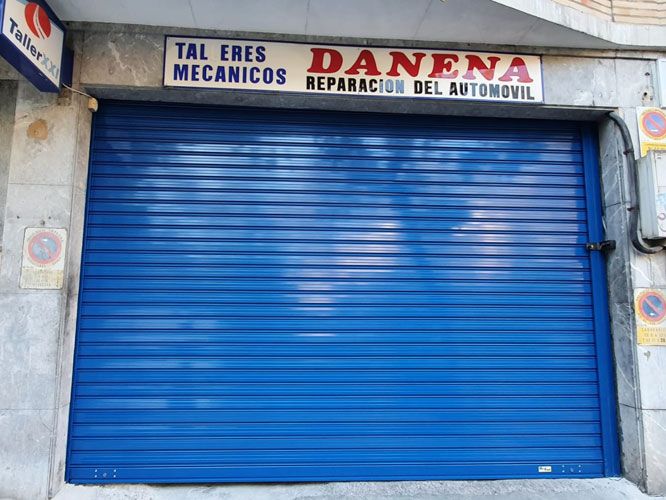 Galvanizado ciego azul